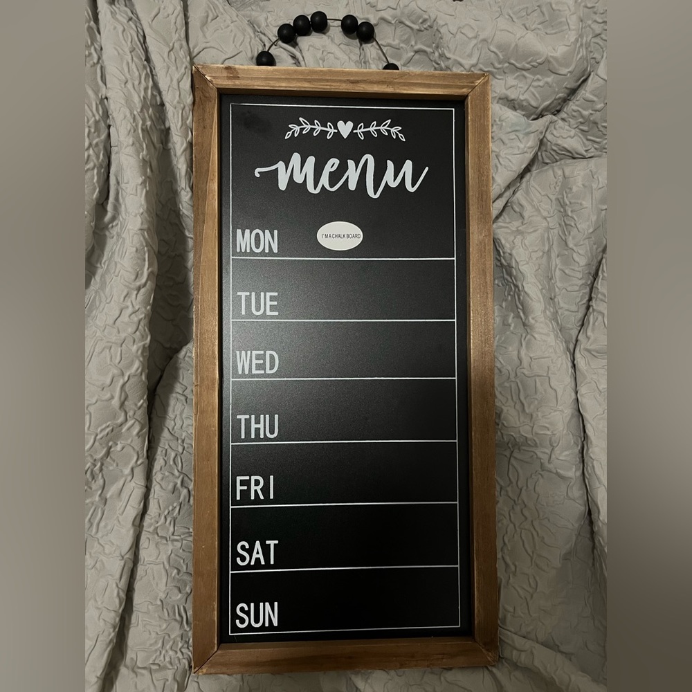 Menu Chalkboard brand new